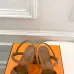 Hermes Style Platform Sandals with H Buckle & Tassel 10cm Heel #B66260