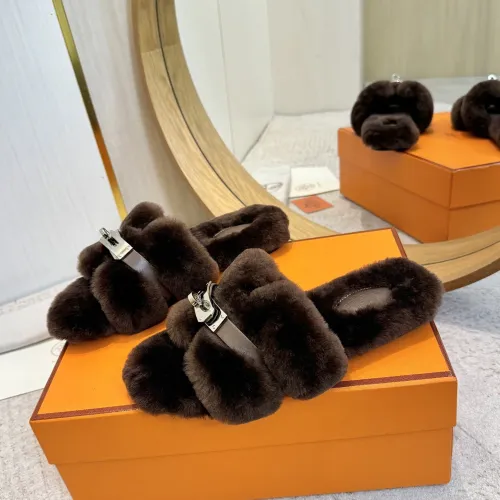 Hermes oran Slippers for Women's Shoes #B54769