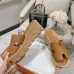 Hermes sandals for Women Heels 7cm Khaki #B38725