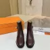 Hermès Leather Kelly Buckle Block‑Heel Ankle Boots 6cm Heel #A68597