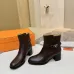 Hermès Leather Kelly Buckle Block‑Heel Ankle Boots 6cm Heel #A68597