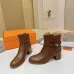 Hermès Leather Kelly Buckle Block‑Heel Ankle Boots 6cm Heel #A68598