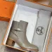 Hermès Leather Kelly Buckle Block‑Heel Ankle Boots 6cm Heel #A68599
