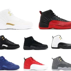 2018 Jordan With Box Mens and Womens Basketball Shoes Sneakers 12S XII Flu Game Royal Taxi French Blue for Men Sports Shoes High Cut #9115662