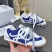 LOEWE Retro Runner Sneakers Unisex Nylon Cow Leather Sheepskin Lining Trainers #B66599