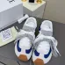 LOEWE Retro Runner Sneakers Unisex Nylon Cow Leather Sheepskin Lining Trainers #B66599
