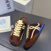 LOEWE Retro Runner Sneakers Unisex Nylon Cow Leather Sheepskin Lining Trainers #B66601