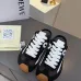 LOEWE Retro Runner Sneakers Unisex Nylon Cow Leather Sheepskin Lining Trainers #B66602
