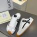 LOEWE Retro Runner Sneakers Unisex Nylon Cow Leather Sheepskin Lining Trainers #B66603