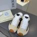 LOEWE Retro Runner Sneakers Unisex Nylon Cow Leather Sheepskin Lining Trainers #B66604