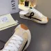 LOEWE Retro Runner Sneakers Unisex Nylon Cow Leather Sheepskin Lining Trainers #B66604