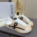 LOEWE Retro Runner Sneakers Unisex Nylon Cow Leather Sheepskin Lining Trainers #B66604