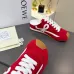 LOEWE Retro Runner Sneakers Unisex Nylon Cow Leather Sheepskin Lining Trainers #B66605
