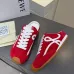 LOEWE Retro Runner Sneakers Unisex Nylon Cow Leather Sheepskin Lining Trainers #B66605