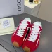 LOEWE Retro Runner Sneakers Unisex Nylon Cow Leather Sheepskin Lining Trainers #B66605