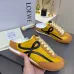 LOEWE Retro Runner Sneakers Unisex Nylon Cow Leather Sheepskin Lining Trainers #B66606