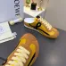 LOEWE Retro Runner Sneakers Unisex Nylon Cow Leather Sheepskin Lining Trainers #B66606