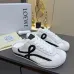 LOEWE Retro Runner Sneakers Unisex Nylon Cow Leather Sheepskin Lining Trainers #B66607