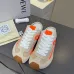 LOEWE Retro Runner Sneakers Unisex Nylon Cow Leather Sheepskin Lining Trainers #B66608