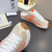 LOEWE Retro Runner Sneakers Unisex Nylon Cow Leather Sheepskin Lining Trainers #B66608