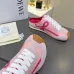 LOEWE Retro Runner Sneakers Unisex Nylon Cow Leather Sheepskin Lining Trainers #B66609