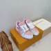 Louis Vuitton Pink and Gray Perforated Leather Sneakers #B54285