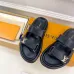 Louis Vuitton Shoes Classic couple slippers Black #B48561