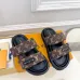 Louis Vuitton Shoes for Louis Vuitton Unisex Shoes Pool Pillow Brown #B48556