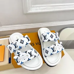 Louis Vuitton Shoes for Louis Vuitton Unisex Shoes Pool Pillow White #B48555