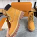 Louis Vuitton x Timberland boots for Louis Vuitton Unisex Shoes 3.5CM #B44133