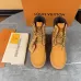 Louis Vuitton x Timberland boots for Louis Vuitton Unisex Shoes 3.5CM #B44133