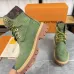 Louis Vuitton x Timberland boots for Louis Vuitton Unisex Shoes 3.5CM #B44134