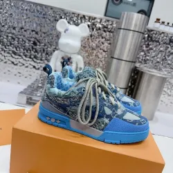 Louis Vuitton Skate Sneakers LV Trainer Blue #9999928636