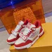 Louis Vuitton Unisex Sneakers Red/White #9999924828