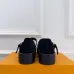 LV Metal Buckle Monogram Velvet Platform Mary Jane Shoes 4.5cm Heel #A68509