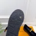 LV Metal Buckle Monogram Velvet Platform Mary Jane Shoes 4.5cm Heel #A68509