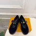 LV Metal Buckle Monogram Velvet Platform Mary Jane Shoes 4.5cm Heel #A68509