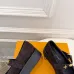 LV Metal Buckle Monogram Velvet Platform Mary Jane Shoes 4.5cm Heel #A68510
