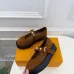 LV Metal Buckle Monogram Velvet Platform Mary Jane Shoes 4.5cm Heel #A68511