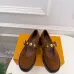 LV Metal Buckle Monogram Velvet Platform Mary Jane Shoes 4.5cm Heel #A68511