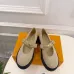 LV Metal Buckle Monogram Velvet Platform Mary Jane Shoes 4.5cm Heel #A68512