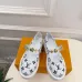 LV Metal Buckle Monogram Velvet Platform Mary Jane Shoes 4.5cm Heel #A68514