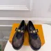 LV Metal Buckle Monogram Velvet Platform Mary Jane Shoes 4.5cm Heel #A68515