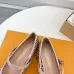 Louis Vuitton Shoes for Women's ROMY Flat Hollow Ballet Apricot #B48577