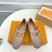 Louis Vuitton Shoes for Women's ROMY Flat Hollow Ballet Apricot #B48577