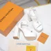 LV Chunky Heel Platform Ankle‑Strap Sandals 13cm Heel #A68606