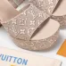 LV Chunky Heel Platform Ankle‑Strap Sandals 13cm Heel #A68608