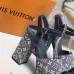 LV Chunky Heel Platform Ankle‑Strap Sandals 13cm Heel #A68609
