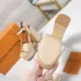 LV Chunky Heel Platform Ankle‑Strap Sandals 13cm Heel #A68610
