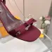 LV Crystal Heel Bow Slingback High‑Heel Sandals 7.5cm Heel #A68690